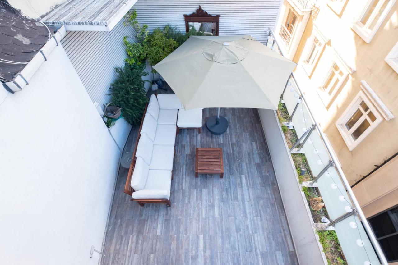 Apartmán Flat With Terrace Near Istiklal Street Istanbulská provincie Exteriér fotografie